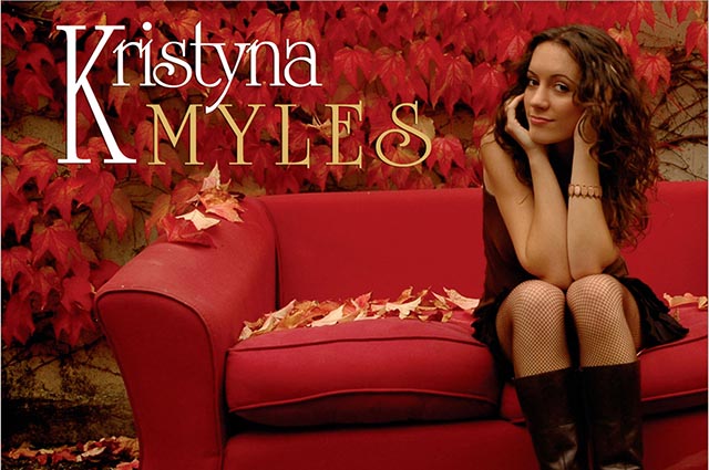 front of promotional postcard mailer for Krystina Myles LP One of a Kind